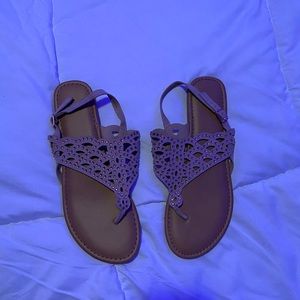 Tan sandals. Women’s size 10